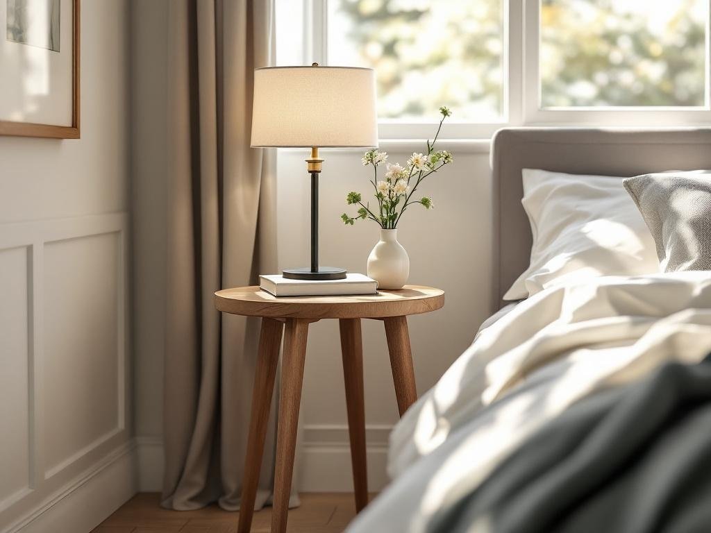 side table in action