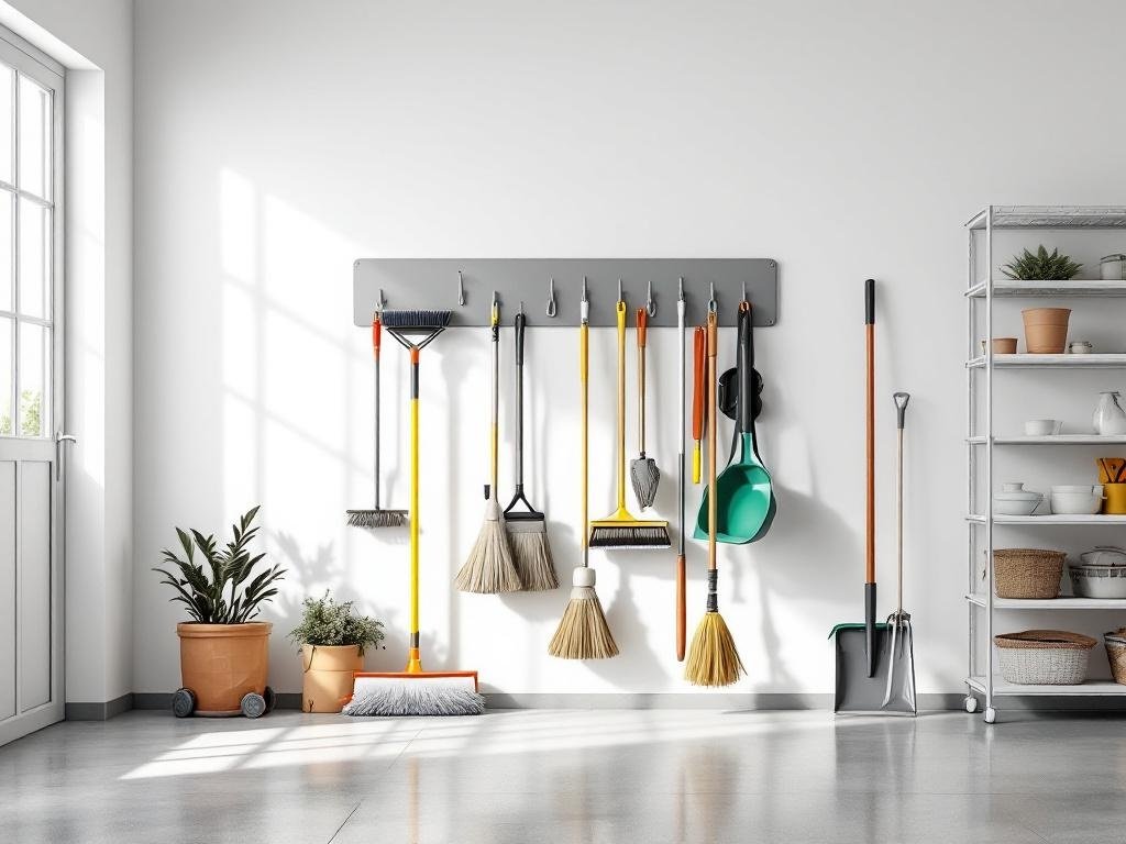 broom holder product view
