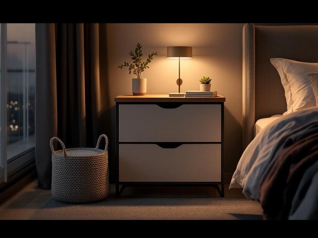 nightstand drawers product view
