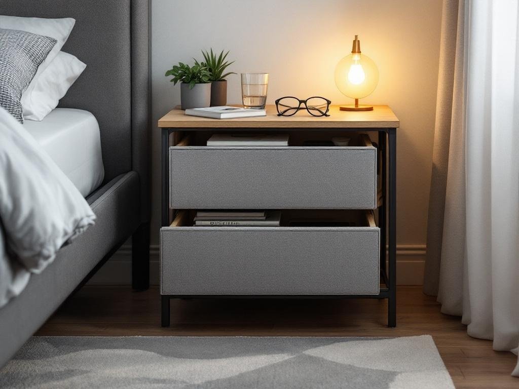 nightstand drawers in action